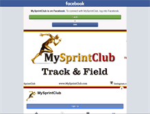 Tablet Screenshot of mysprintclub.com